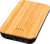 6000 mAh Bamboo Wireless Powerbank