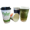 16oz Double Wall Paper Cups with Lids  - Image 3