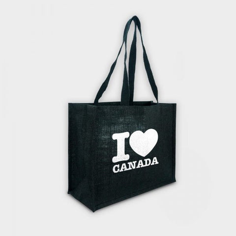 Melrose Jute Bag – Black Taunton
