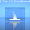 3D Engraved Crystal Domed Towers  - Image 4