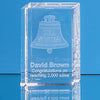 3D Engraved Crystal Rectangles