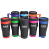 450ml Oregan Matt Black Travel Mugs  - Image 5