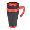 450ml Oregan Matt Black Travel Mugs  - Image 3