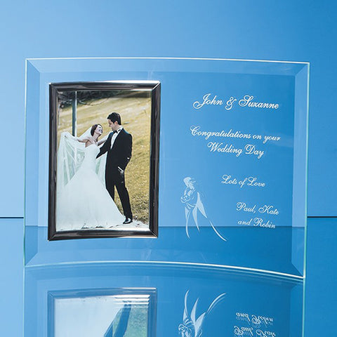4 x 6 Bevelled Glass Crescent Frames