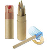 6 Colour Pencils with Sharpener  - Image 2