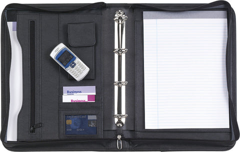 A4 Diplomat Zipped Ringbinder Folders
