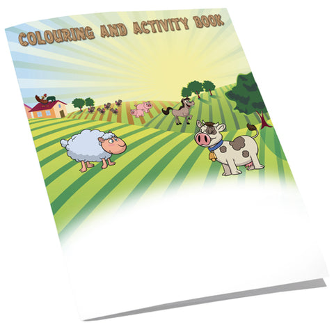 A4 4 Side Colouring Booklets