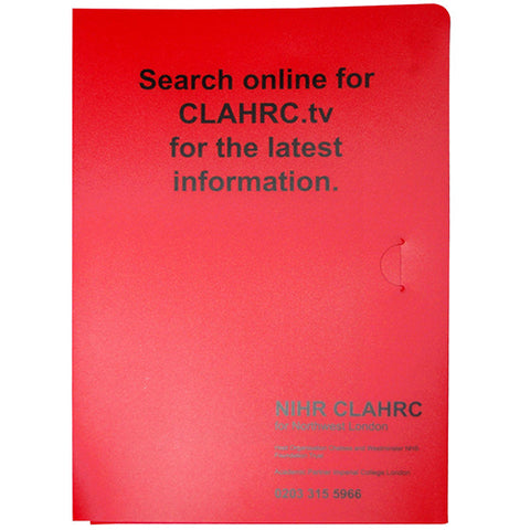 A4 Polypropylene Conference Folders