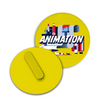 42mm Round Clip Badge