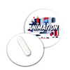 42mm Round Clip Badge