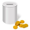 Chocolate Coin Money Box Tins  - Image 2
