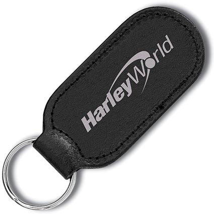 Cigar Shaped Leather Keyfobs