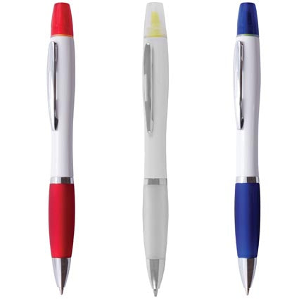 Curvy Highlighter Ballpens