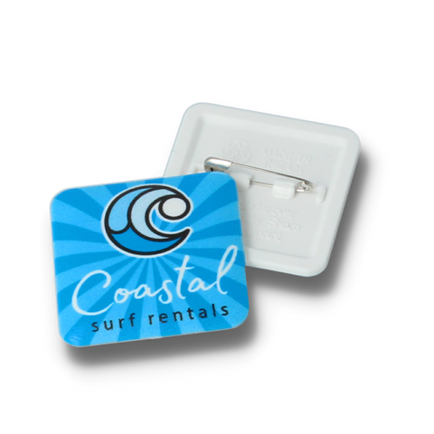 Social Distancing Recycled Plastic Badges