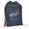 Denim Drawstring Bags