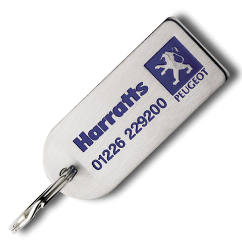 Die Stamped Stainless Steel Keyrings