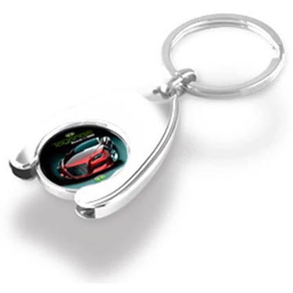 Express Wishbone Trolley Coin Keychains