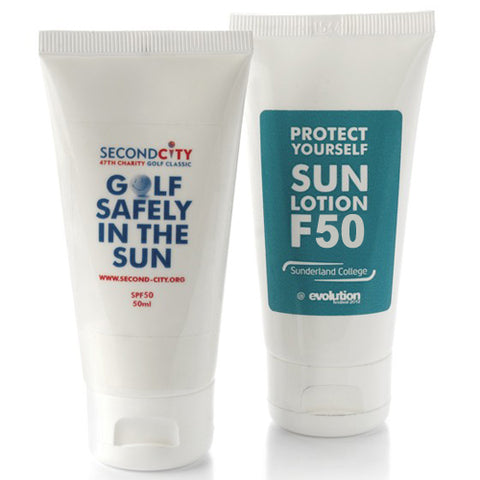 F50 Sun Lotion Tubes