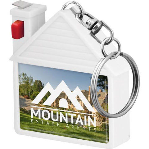 House Shaped Tape Measure Keyrings