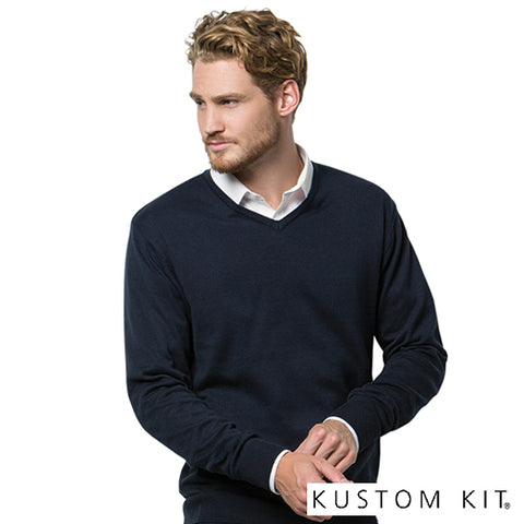 Kustom Kit Arundel Mens V Neck Sweatshirts