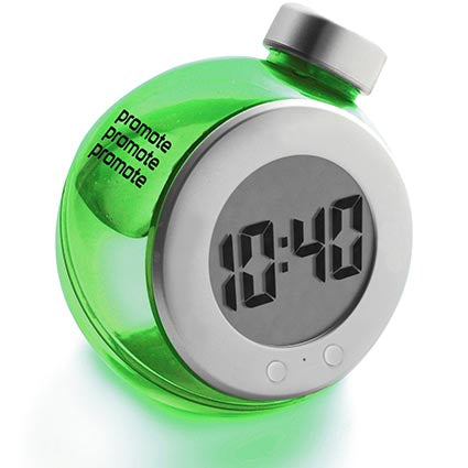 LCD Water Powered Desk Clocks