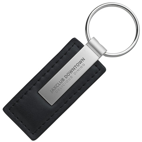 Leather Look Keyrings