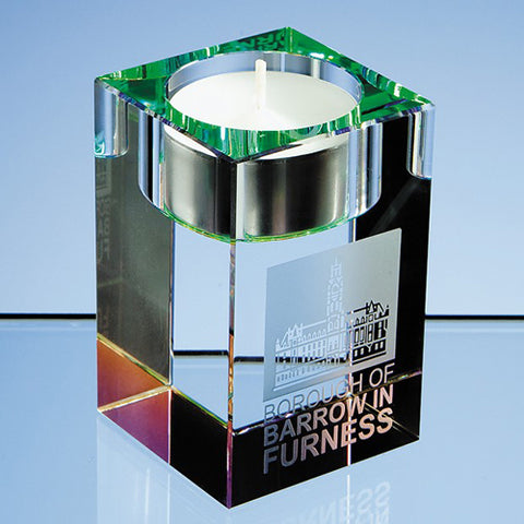 Optical Crystal Tealight Holders