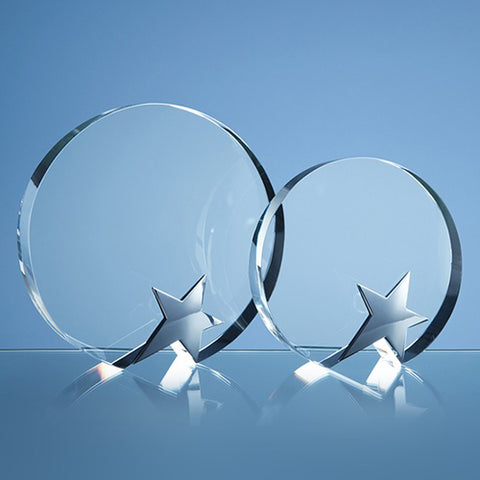 Optical Crystal Circle Star Awards