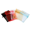 Foiled Chocolate Heart Organza Bags