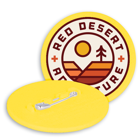 45mm Round Pin Badge