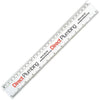 Plastic 30cm Ruler  - Image 5