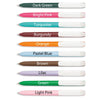 Pure Soft White Clip Ballpens  - Image 2
