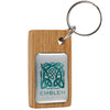 Real Wood Oblong Keyrings  - Image 3