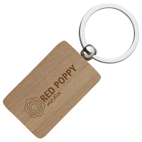 Rectangular Wooden Keyrings