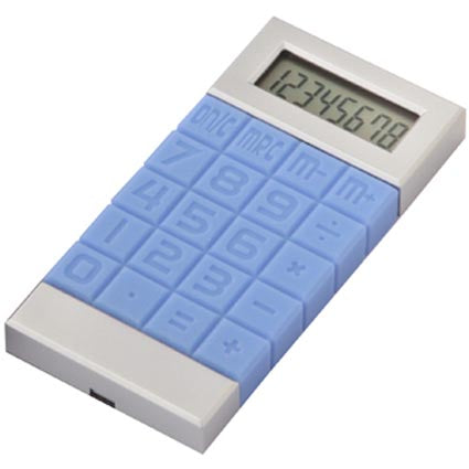 Rubber Button Calculators