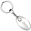 Soria Chrome Oval Keyrings