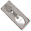 Soria Chrome Oval Keyrings  - Image 2