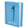 Spiral Bound Ruler Notebook with Ballpen