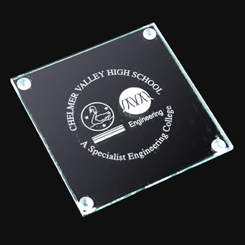 Square Flat Glass Coasters