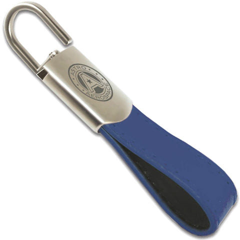 Tulsa Padlock Leather Keyfobs