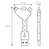 Y Cable Micro and Lightning USB Adaptors  - Image 4