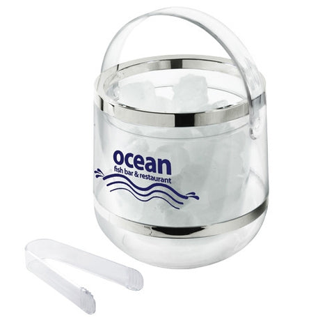 Acrylic Ice Bucket and Tongs - Adband