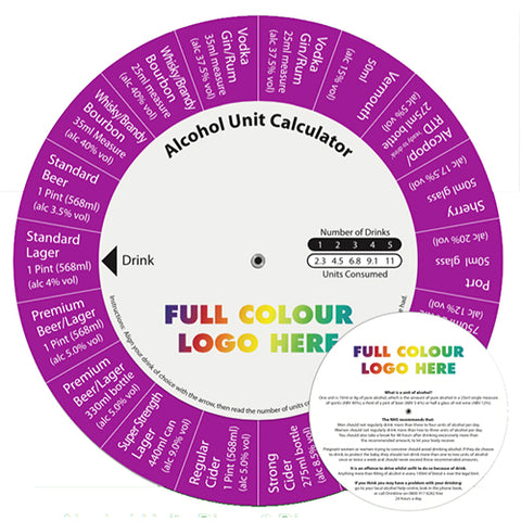 Alcohol Unit Calculator Discs