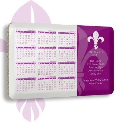Aluminium Calendar Coasters - Adband