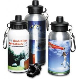 Aluminium Drinking Bottles - Full Colour - Adband