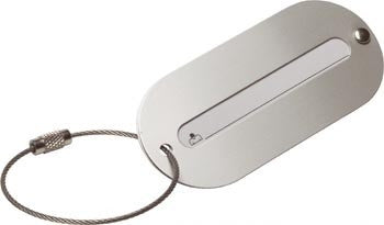 Aluminium Luggage Tags - Adband