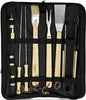 10 Piece Barbeque Set in Black Case - Adband