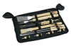 10 Piece Barbeque Set in Black Case - Adband