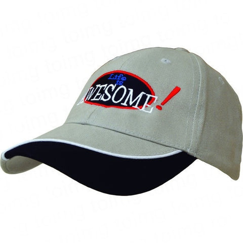Baseball Cap with Indented Peak - Adband
