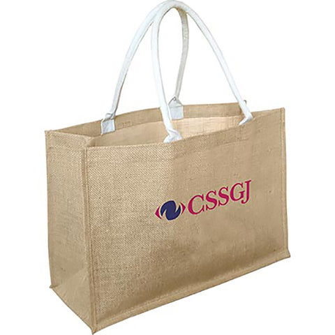 Biodegradable Large Jute Shopper Bag